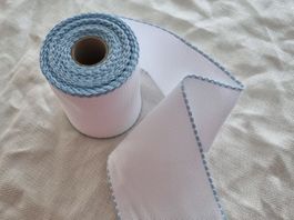 Mafil Aida-Stickband 100% Baumwolle – blau 10 cm
